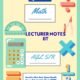 BEST MATH IIT HANDWRITTEN NOTES