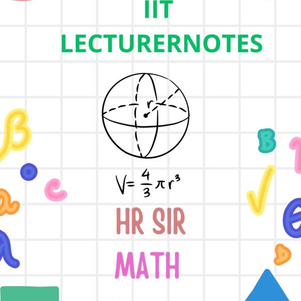 BEST MATH IIT HANDWRITTEN NOTES