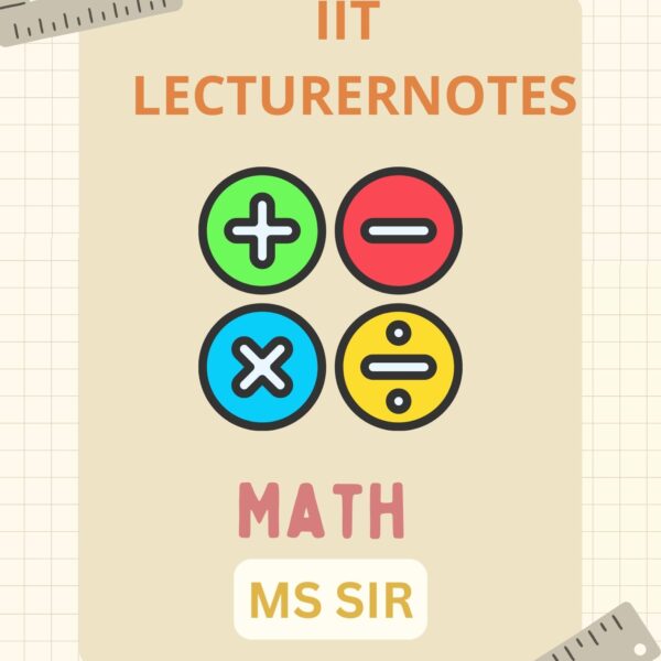 BEST MATH IIT HANDWRITTEN NOTES