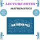 BEST MATHEMATICS NOTES BY AG SIR TOPKOTANOTES.COM SAGAR ZEROX KOTA