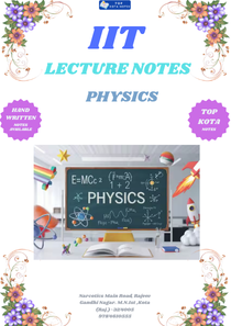 BEST PHYSICS IIT NOTES ABHISHEK SIR